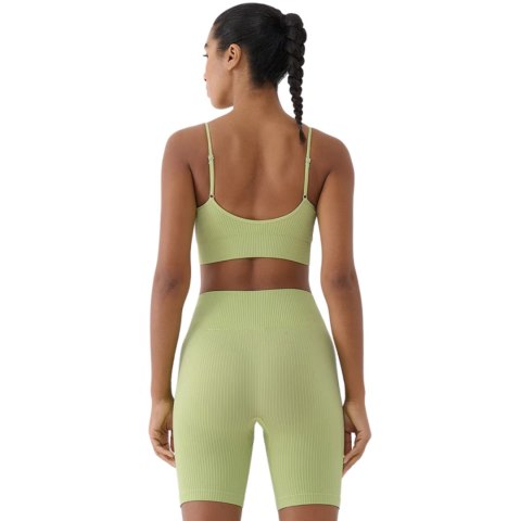 Stanik sportowy 4F F151 jasna zieleń 4FWSS25USBAF151 42S XS/S 4F