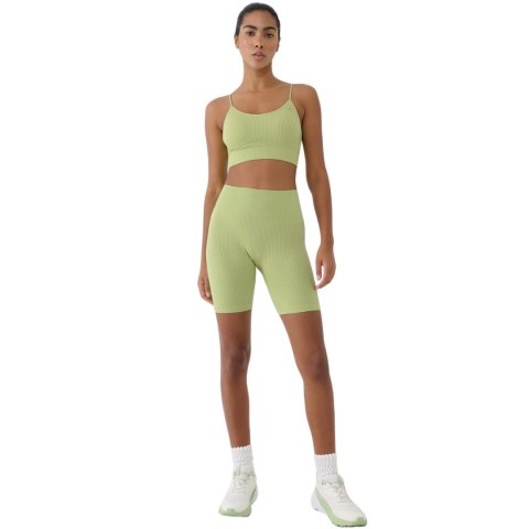 Stanik sportowy 4F F151 jasna zieleń 4FWSS25USBAF151 42S XS/S 4F