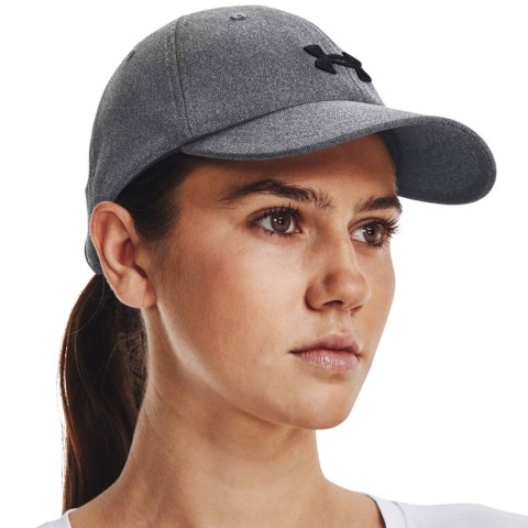 Czapka z daszkiem damska Under Armour Blitzing Adj OSFM szara 1376705 002 Under Armour