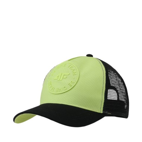 Czapka z daszkiem dla dzieci 4F U389 soczysta zieleń 4FJWSS25ACABU389 45S 4F