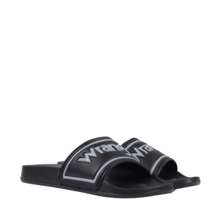 Klapki męskie Wrangler Averell Slider Low czarne 20251042 25Y 41 Wrangler