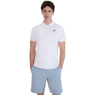 Koszulka męska polo 4F M366 biała 4FWMM00TPTSM366 10S M 4F