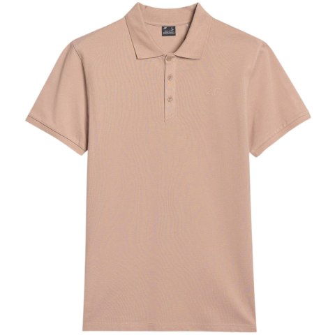 Koszulka męska polo 4F M407 beżowa 4FWSS25TPTSM407 83S 2XL 4F