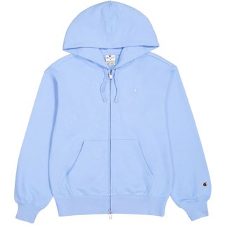 Bluza damska Champion Full Zip Hoodie Sweatshirt błękitna 117787 BS186 XS Champion