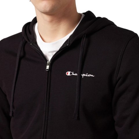 Bluza męska Champion Full Zip Hoodie Sweatshirt czarna 220731 KK001 L Champion