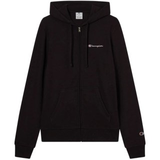 Bluza męska Champion Full Zip Hoodie Sweatshirt czarna 220731 KK001 S Champion