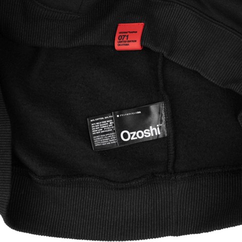 Bluza męska Ozoshi Brazos czarna OZ93898 S Ozoshi