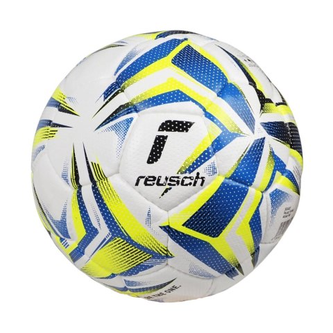 Piłka nożna Reusch Attrakt Gold biało-niebiesko-żółta 5554001 1616 5 Reusch