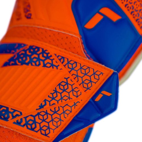 Rękawice bramkarskie Reusch Attrakt Solid Junior pomarańczowo-niebieskie 5572515 2290 6,5 Reusch