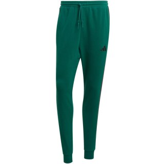 Spodnie męskie adidas Essential 3-Stripes French Terry zielone JD1879 S Adidas