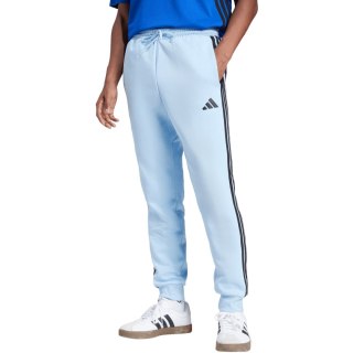 Spodnie męskie adidas Essentials 3-Stripes Fleece błękitne JE6315 S Adidas