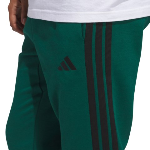 Spodnie męskie adidas Essentials 3-Stripes Fleece zielone JD1860 XL Adidas