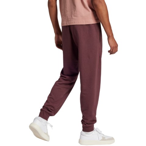Spodnie męskie adidas Essentials Big Logo French Terry bordowe JE8972 S Adidas