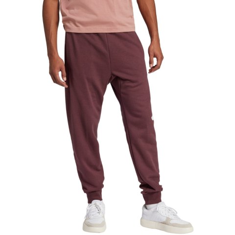 Spodnie męskie adidas Essentials Big Logo French Terry bordowe JE8972 S Adidas