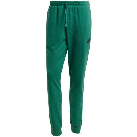 Spodnie męskie adidas Essentials Feel Cozy French Terry zielone JE3858 M Adidas