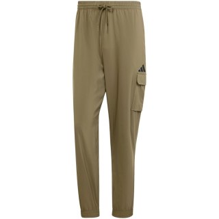 Spodnie męskie adidas Essentials Small Logo Cargo oliwkowe JD1824 L Adidas