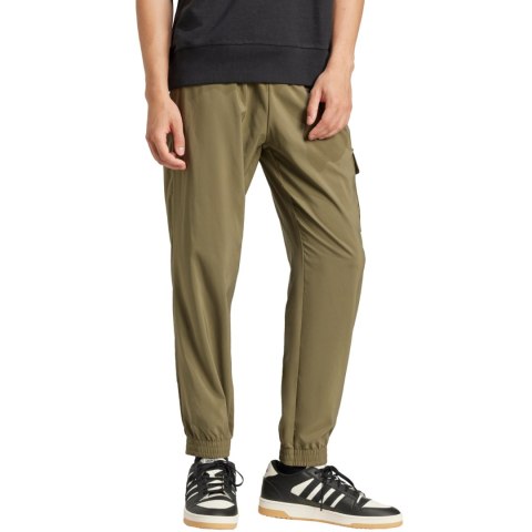 Spodnie męskie adidas Essentials Small Logo Cargo oliwkowe JD1824 XL Adidas