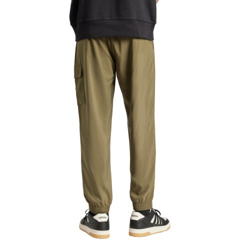 Spodnie męskie adidas Essentials Small Logo Cargo oliwkowe JD1824 S Adidas