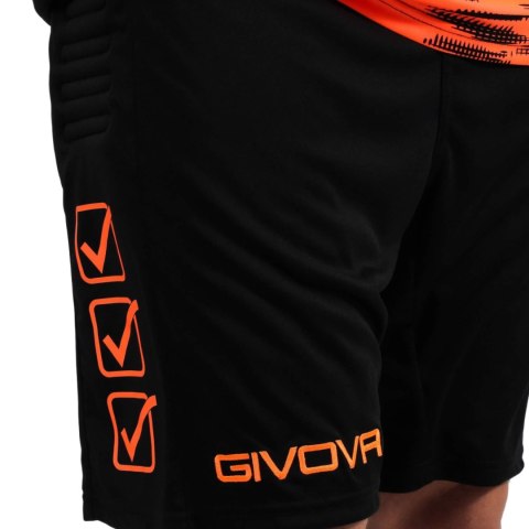 Komplet bramkarski Givova Difesa pomarańczowo fluo-czarny KITP10 2810 2XS Givova