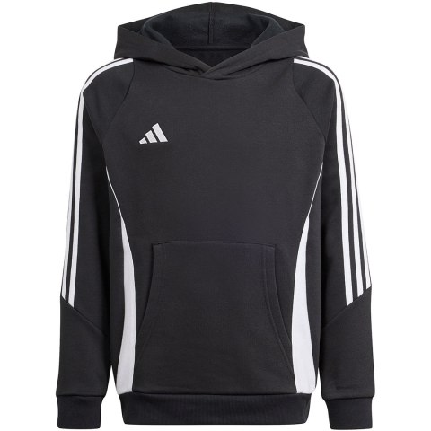 Bluza dla dzieci adidas Tiro 24 Hooded Sweat czarna IJ5611 Adidas teamwear Bluza dla dzieci adidas Tiro 24 Hooded Sweat czarna IJ5611 Adidas teamwear