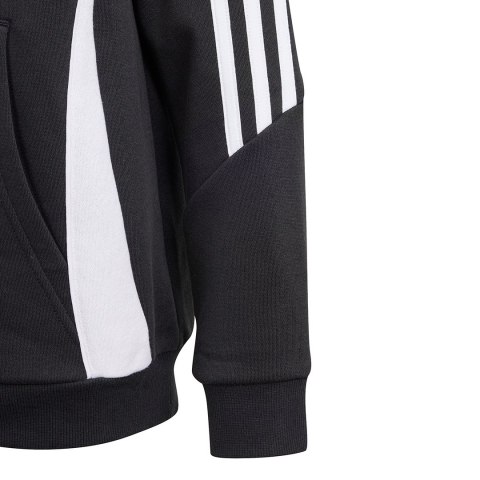 Bluza dla dzieci adidas Tiro 24 Hooded Sweat czarna IJ5611 Adidas teamwear Bluza dla dzieci adidas Tiro 24 Hooded Sweat czarna IJ5611 Adidas teamwear