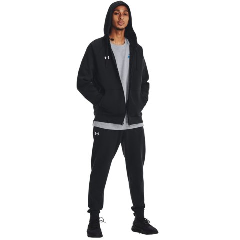 Bluza męska Under Armour Rival Fleece FZ Hoodie czarna 1379767 001 Under Armour Bluza męska Under Armour Rival Fleece FZ Hoodie czarna 1379767 001 Under Armour