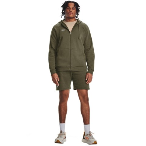 Bluza męska Under Armour Rival Fleece FZ Hoodie khaki 1379767 390 Under Armour Bluza męska Under Armour Rival Fleece FZ Hoodie khaki 1379767 390 Under Armour