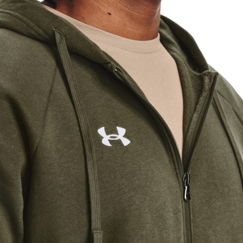 Bluza męska Under Armour Rival Fleece FZ Hoodie khaki 1379767 390 Under Armour Bluza męska Under Armour Rival Fleece FZ Hoodie khaki 1379767 390 Under Armour