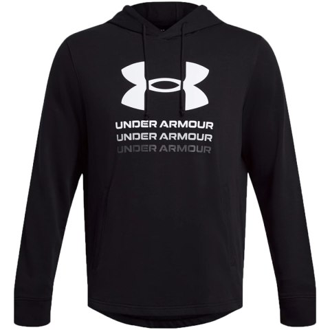 Bluza męska Under Armour UA Rival Terry Graphic Hoodie czarna 1386047 001 Under Armour Bluza męska Under Armour UA Rival Terry Graphic Hoodie czarna 1386047 001 Under Armour