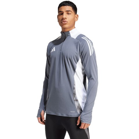 Bluza męska adidas Tiro 24 Competition Training Top szara IV6972 Adidas teamwear Bluza męska adidas Tiro 24 Competition Training Top szara IV6972 Adidas teamwear