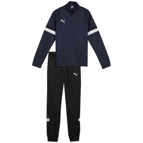 Dres dla dzieci Puma Team Rise granatowo-czarny 658655 06 Puma Dres dla dzieci Puma Team Rise granatowo-czarny 658655 06 Puma