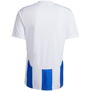 Koszulka męska adidas Striped 24 Jersey biało-niebieska IW2144 Adidas teamwear