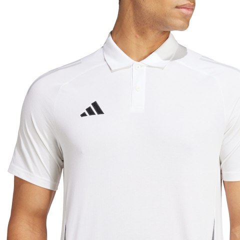 Koszulka męska adidas Tiro 24 Competition Polo biała IR7565 Adidas teamwear Koszulka męska adidas Tiro 24 Competition Polo biała IR7565 Adidas teamwear
