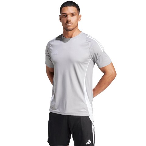 Koszulka męska adidas Tiro 24 Jersey szara IS1012 Adidas teamwear