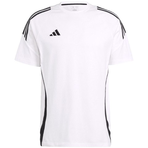 Koszulka męska adidas Tiro 24 Sweat biała IR9353 Adidas teamwear Koszulka męska adidas Tiro 24 Sweat biała IR9353 Adidas teamwear