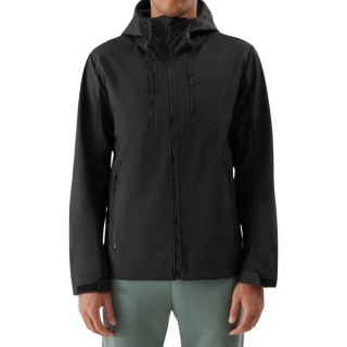 Kurtka męska softshell 4F M224 głęboka czerń 4FWSS24TSOFM224 20S 4F