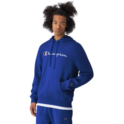 Bluza męska Champion Hooded Sweatshirt niebieska 220726 BS008 L Champion