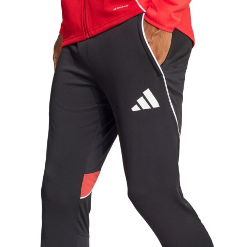 Spodnie męskie adidas Tiro 25 Competition Training czarno-czerwone JI6496 S Adidas teamwear