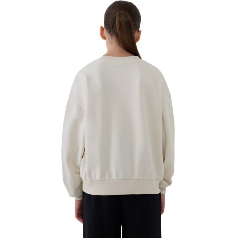 Bluza dla dziewczynki 4F F1479 kremowa 4FJWSS25TSWSF1479 12S 128cm 4F