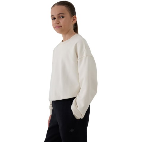 Bluza dla dziewczynki 4F F1479 kremowa 4FJWSS25TSWSF1479 12S 152cm 4F