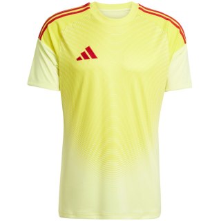 Koszulka bramkarska męska adidas Tiro 25 Competition Short Sleeve limonkowo-czerwona JN2016 2XL Adidas teamwear