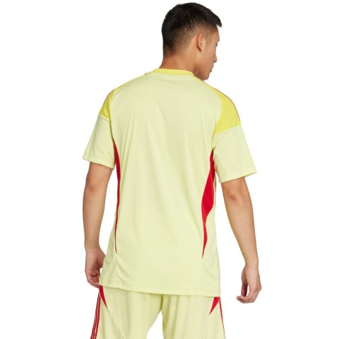 Koszulka bramkarska męska adidas Tiro 25 Competition Short Sleeve limonkowo-czerwona JN2016 XL Adidas teamwear