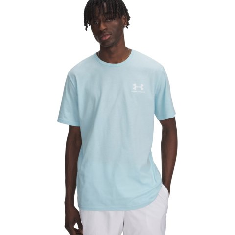 Koszulka męska Under Armour Sportstyle Left Chest Ss jasnoniebieska 1326799 494 S Under Armour