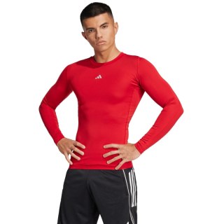 Koszulka męska adidas Techfit Long Sleeve Tee czerwona JP2926 XL Adidas teamwear