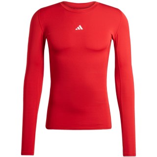 Koszulka męska adidas Techfit Long Sleeve Tee czerwona JP2926 M Adidas teamwear