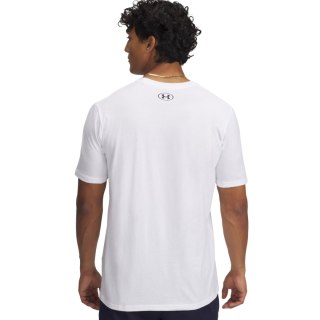 Koszulka męska Under Armour Stacked Logo SS biała 6000211 100 S Under Armour