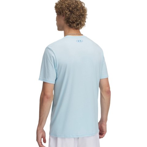 Koszulka męska Under Armour Stacked Logo SS jasnoniebieska 6000211 494 XL Under Armour