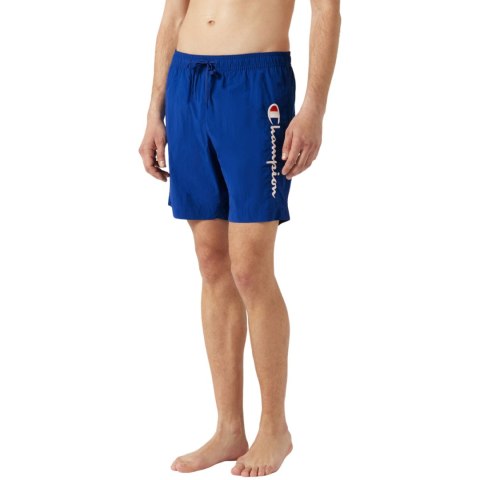 Spodenki kąpielowe męskie Champion Beachshort niebieskie 219978 BS008 XL Champion