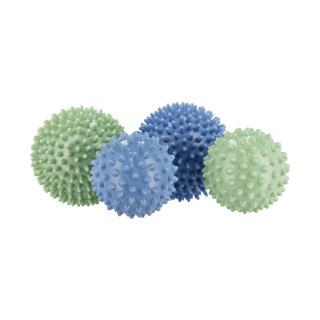 Piłki sensoryczne Spokey Grespi Duo 4 szt. zielono-niebieskie 941537 Spokey