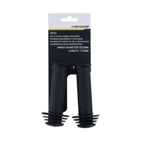 Chwyty rączki do kierownicy 115 mm Dunlop czarne 1070902 2114861 Dunlop